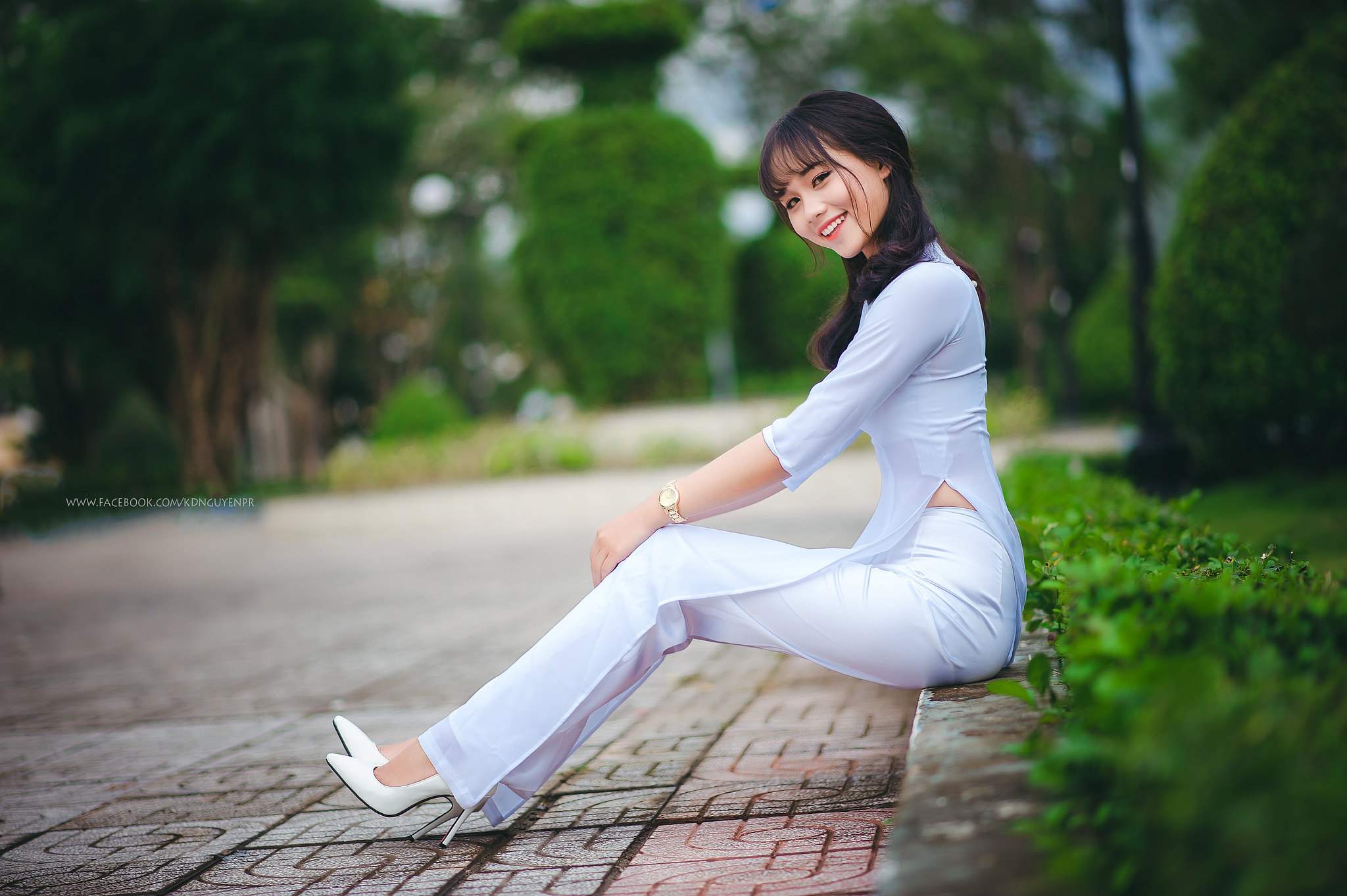 Áo dài trắng thanh xuân áo dài trắng [7T7OEF]