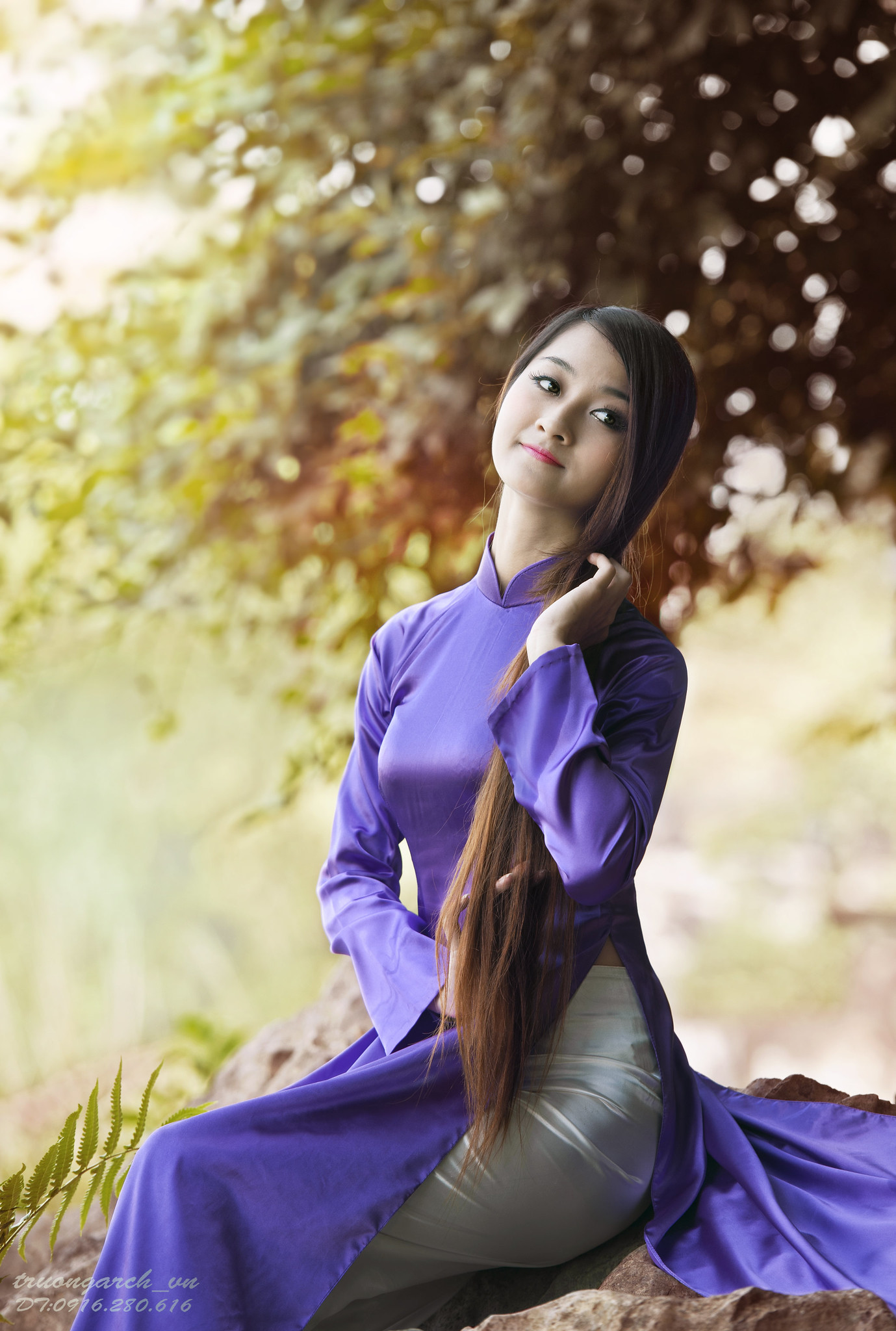 Album áo dài tím đậm chất Việt [YHKBDK]