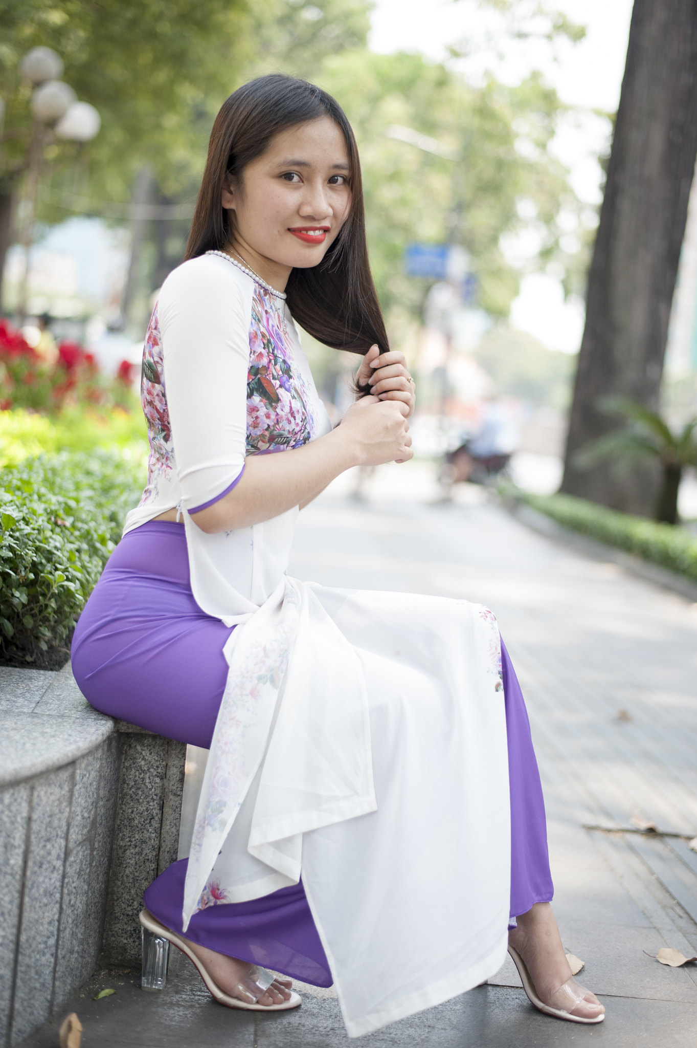 Truyền thống áo dài trắng tuyển chọn áo dài trắng [QJHW3I]
