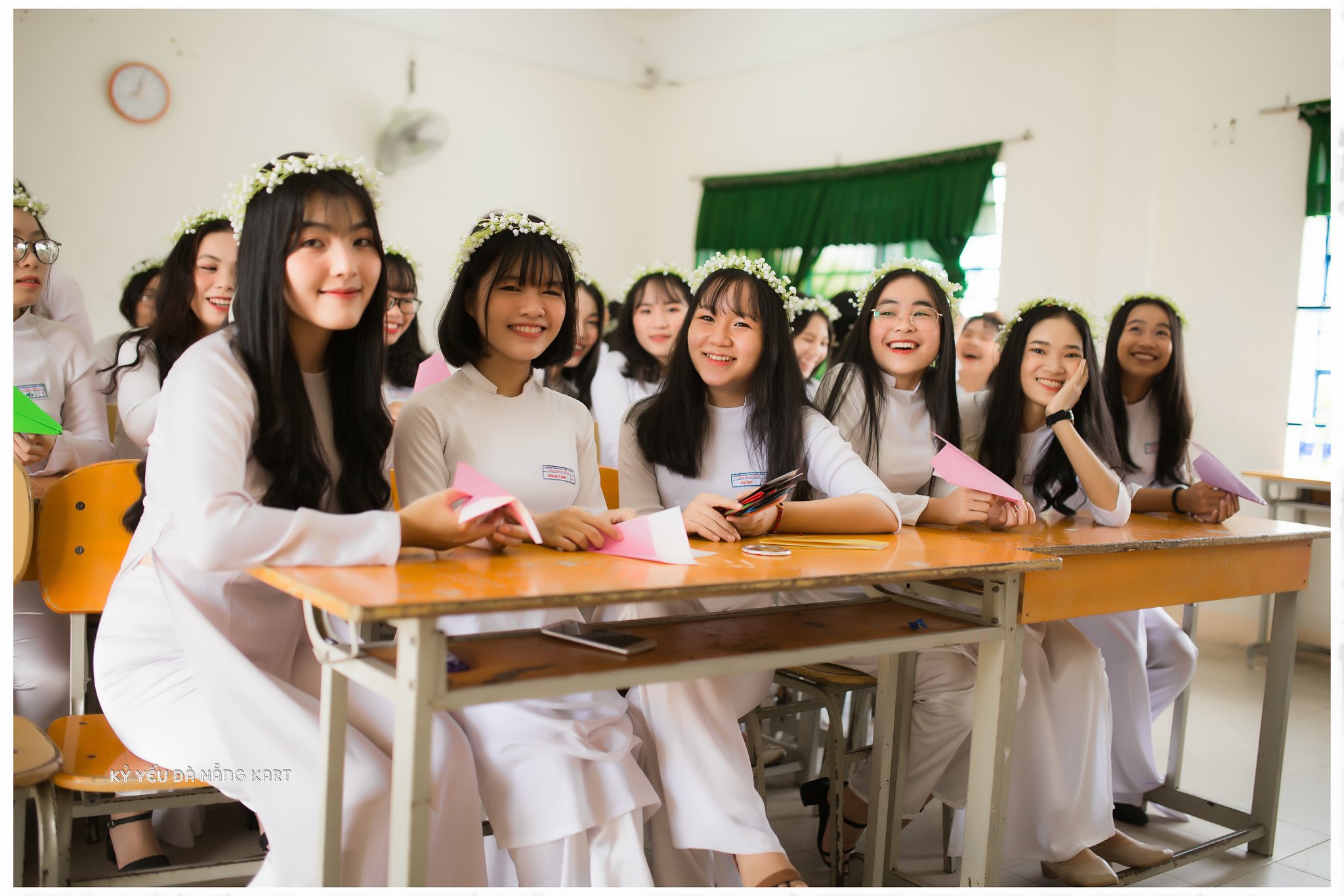Dịu dàng áo dài trắng lớp học [YS1ZQU]