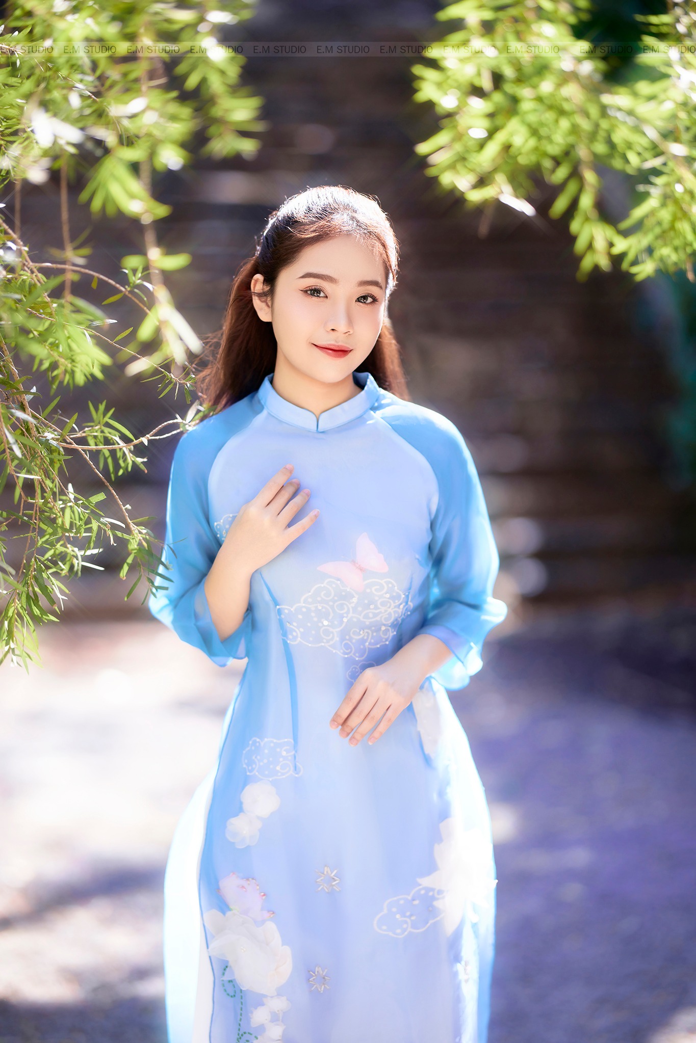 Bộ ảnh áo dài xanh thanh nhã [IRJNTB]