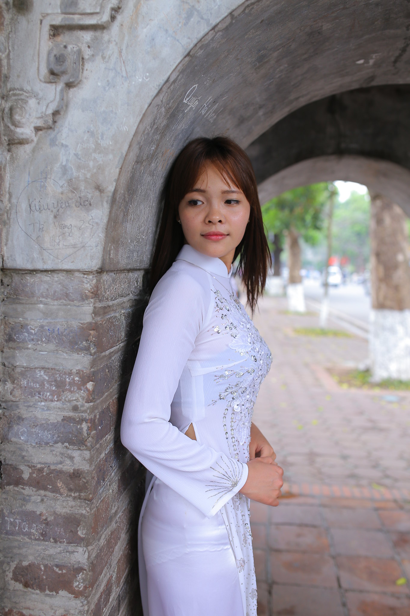Áo dài trắng áo dài trắng hút hồn [DAEJJJ]