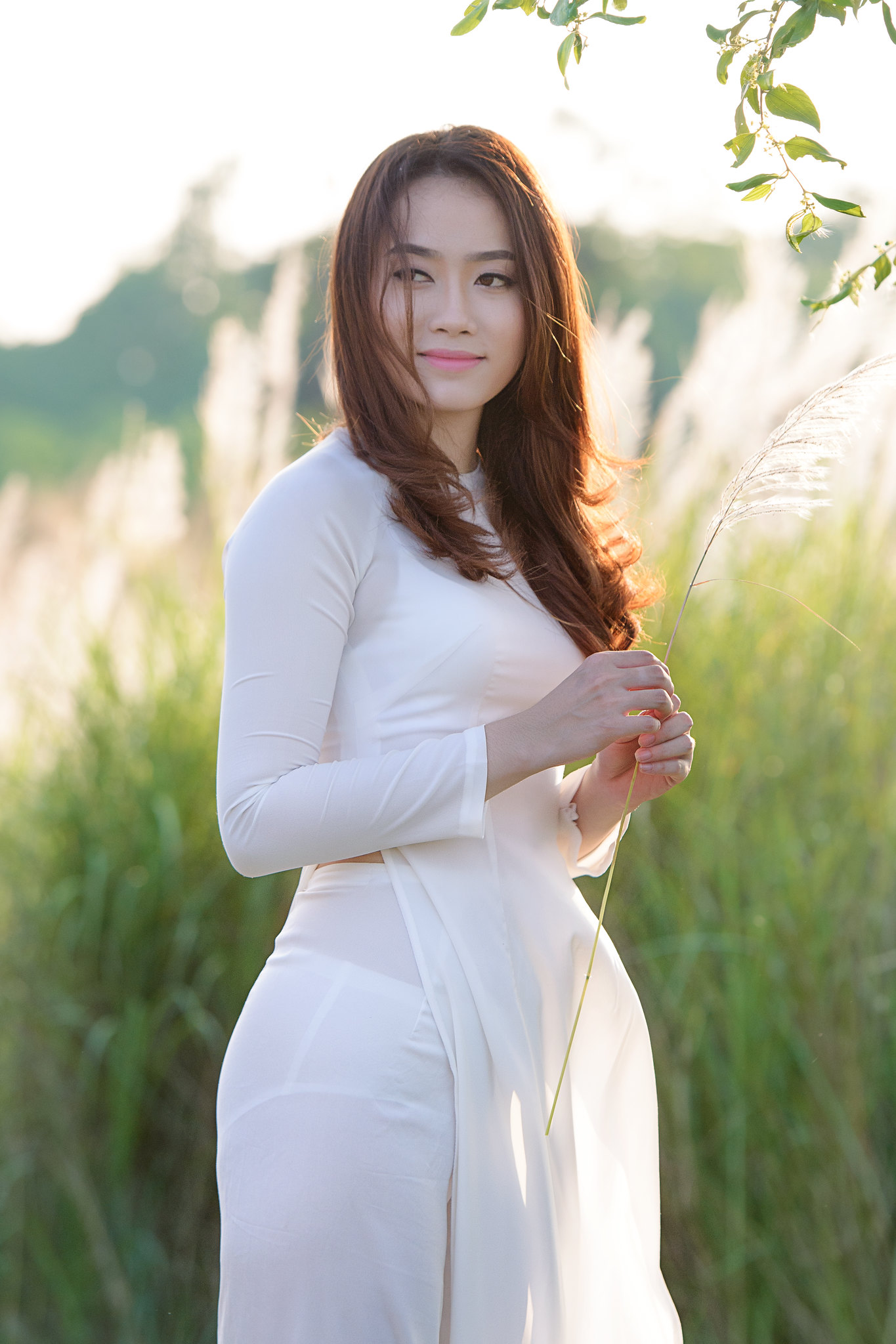 Thanh nhã áo dài trắng [CV9DDE]