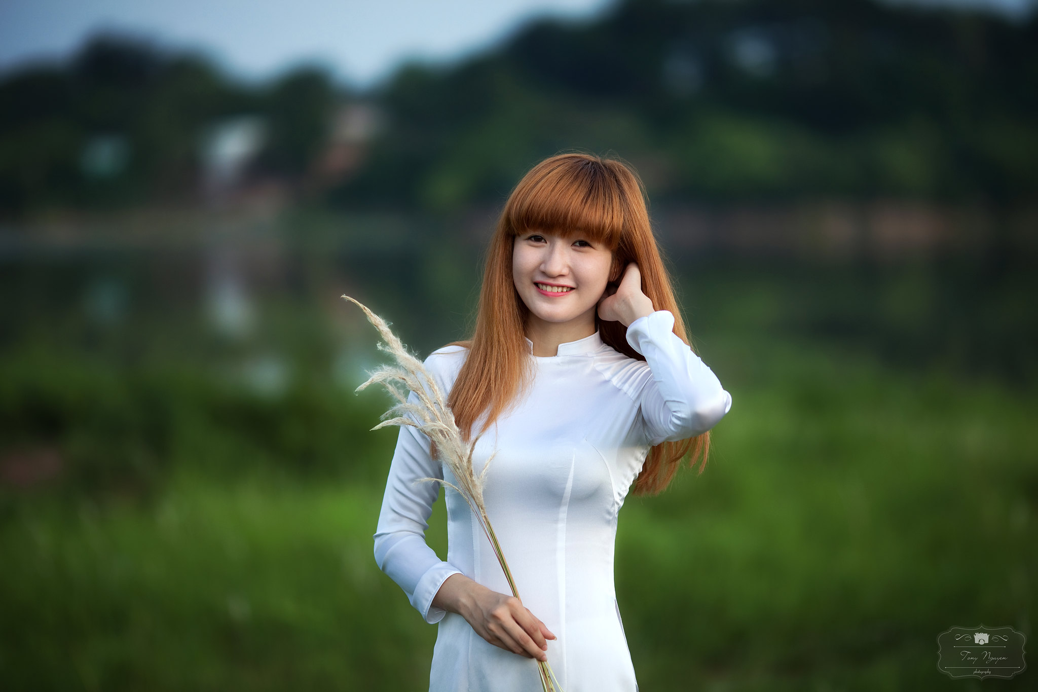 Áo dài trắng loạt ảnh áo dài trắng hiện đại [CYRXRW]