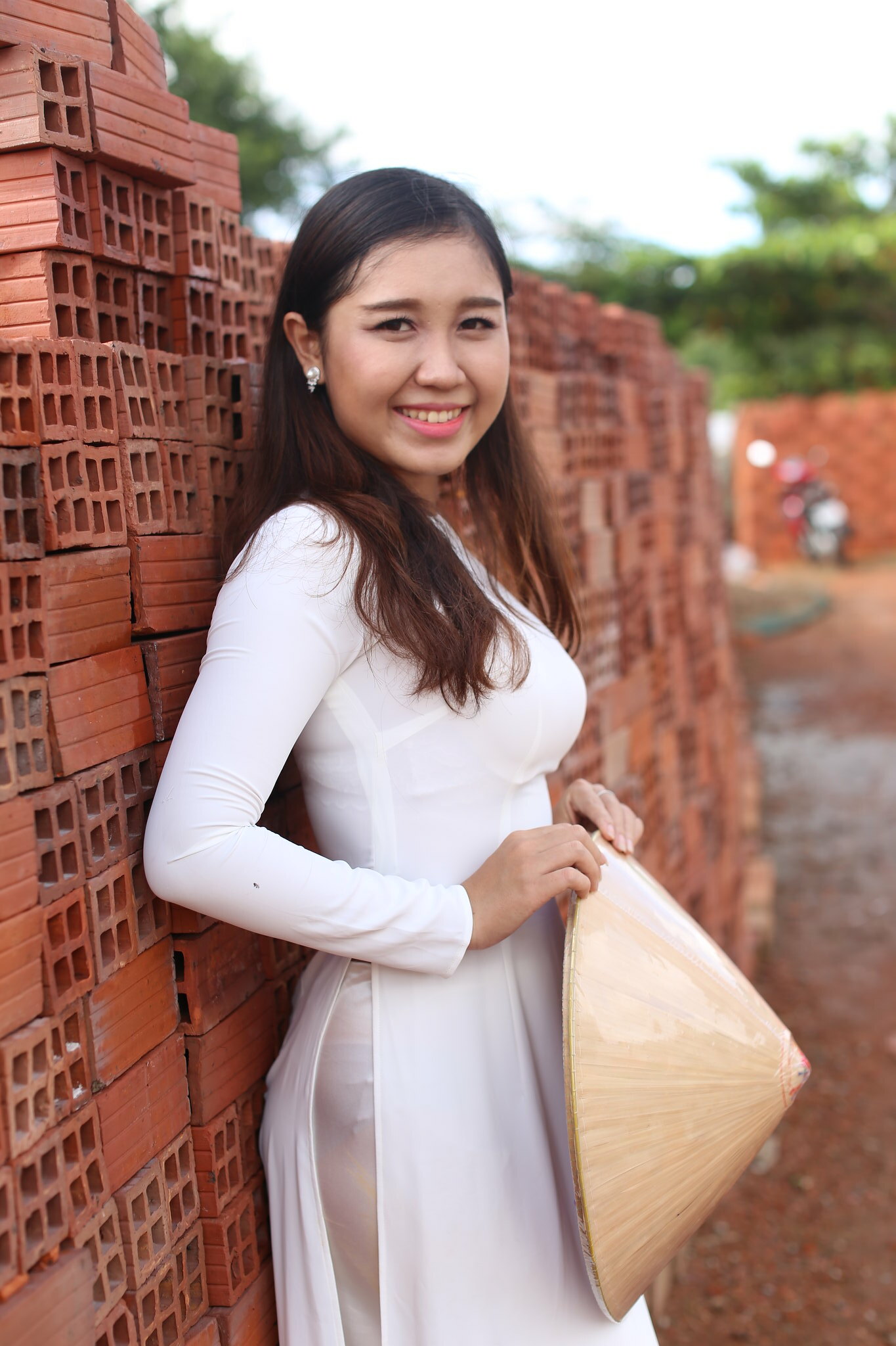 Loạt ảnh áo dài trắng nét Việt [MZBGDZ]