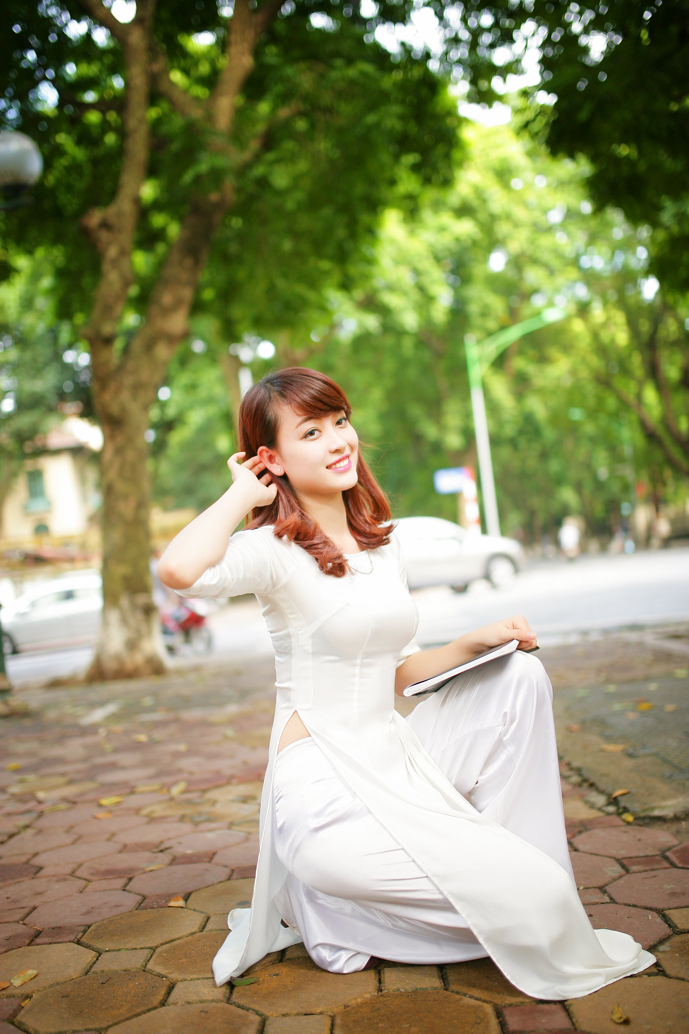 Áo dài trắng nền nã áo dài trắng [2BFVIM]