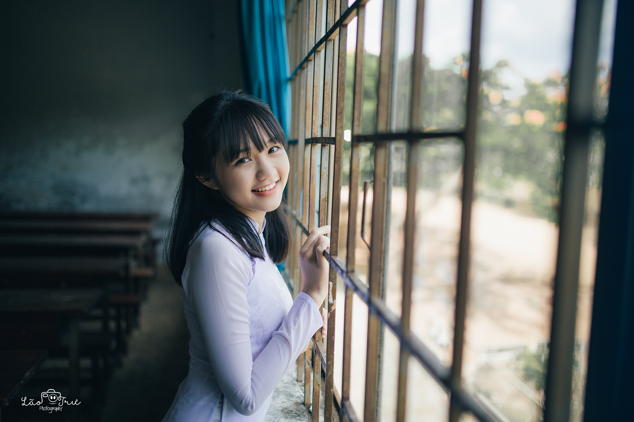 Áo dài trắng nữ sinh thanh xuân [K6UKGK]