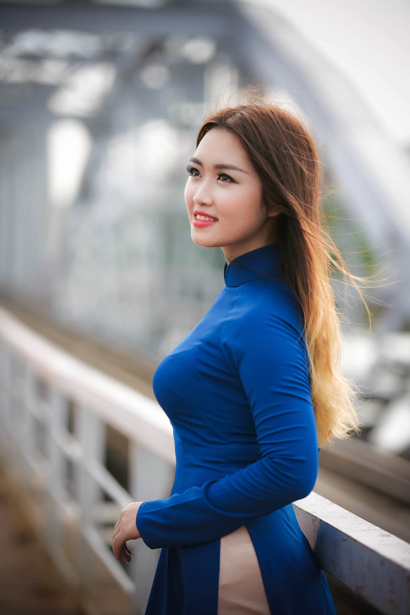 Áo dài xanh khoảnh khắc nắng thanh thoát [WS1HBS]
