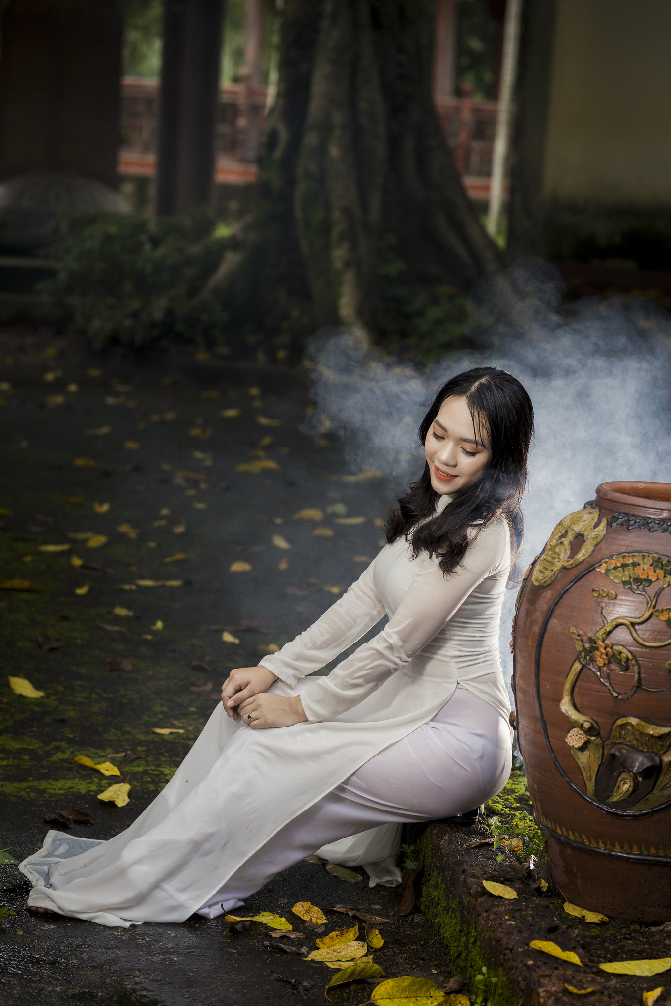 Áo dài trắng ướt thanh xuân [P5NXER]