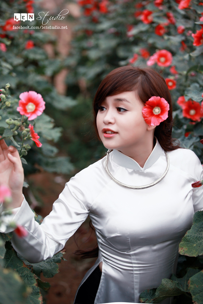 Bộ ảnh áo dài trắng ấn tượng áo dài trắng [K1GPLR]