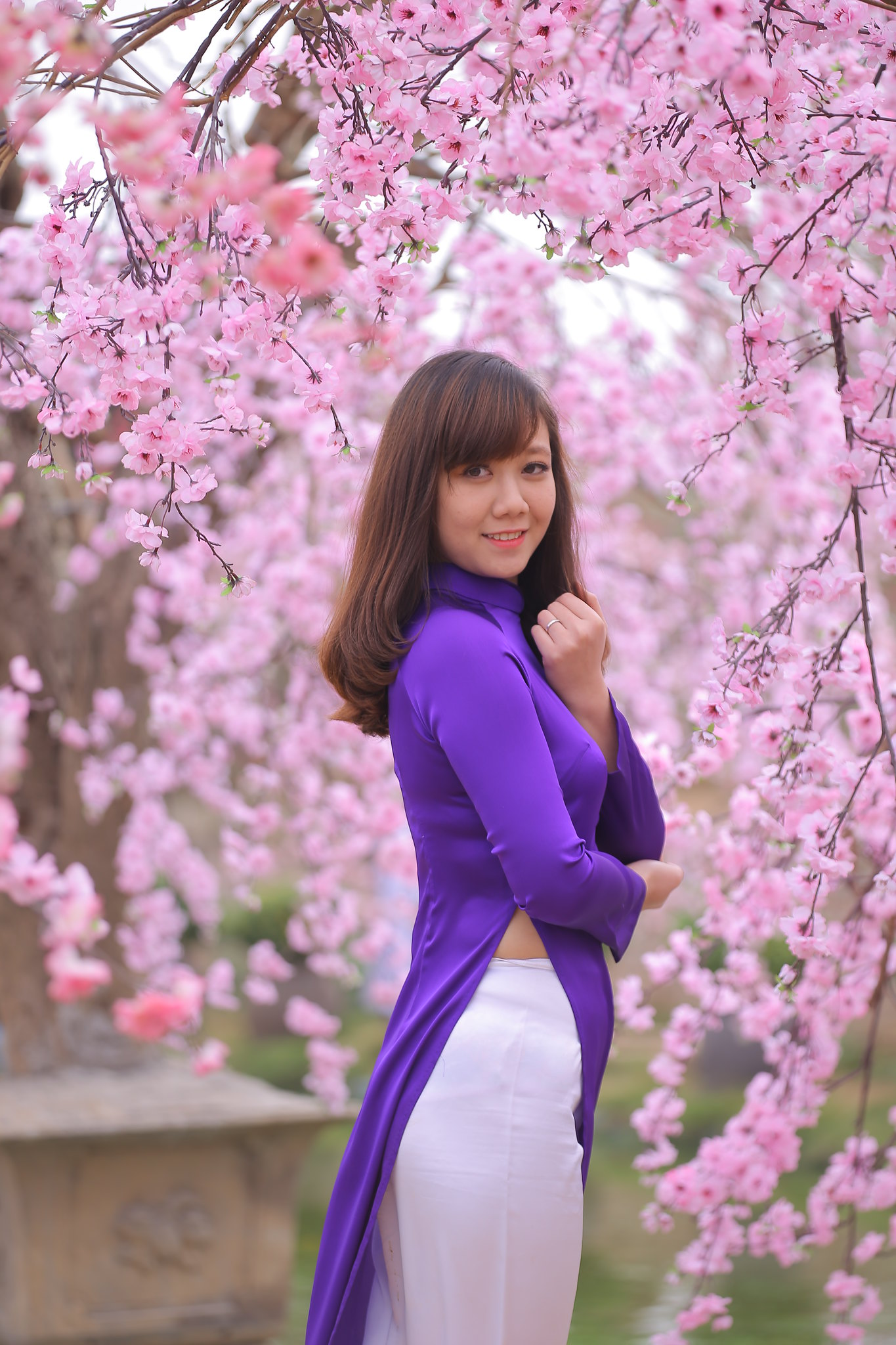 Ảnh áo dài tím yêu kiều [WM2BMX]