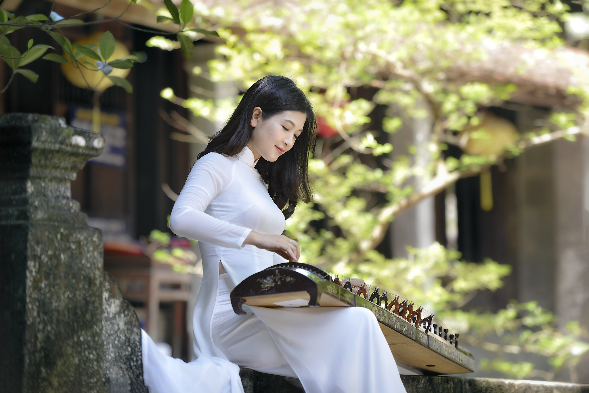 Bộ sưu tập áo dài trắng thanh nhã [ZJ9LXO]