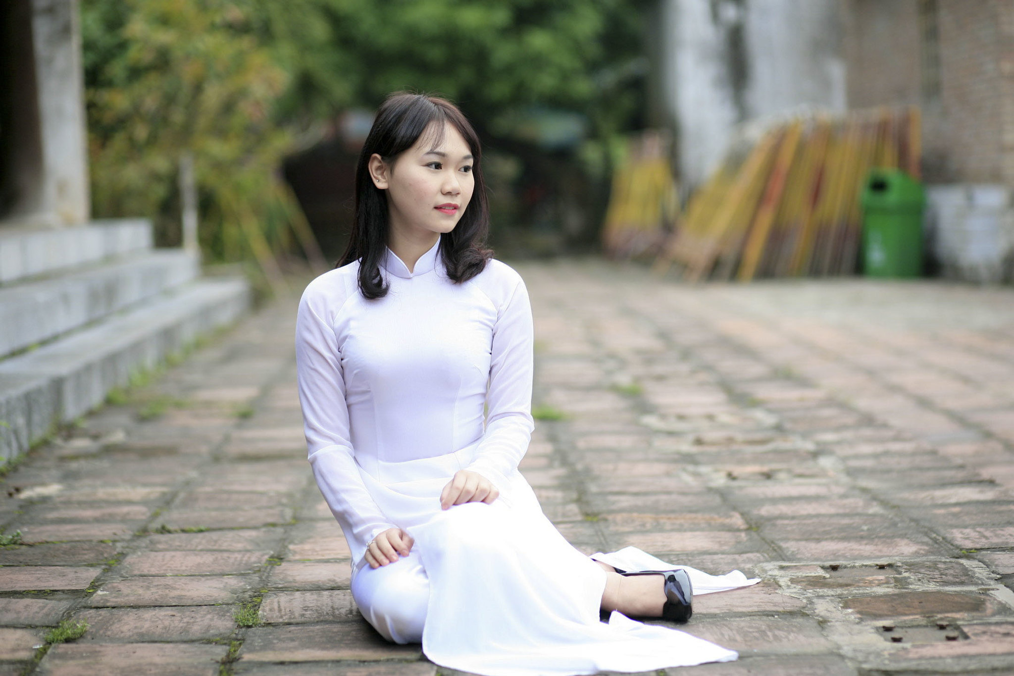 Rạng rỡ áo dài trắng [MWT800]