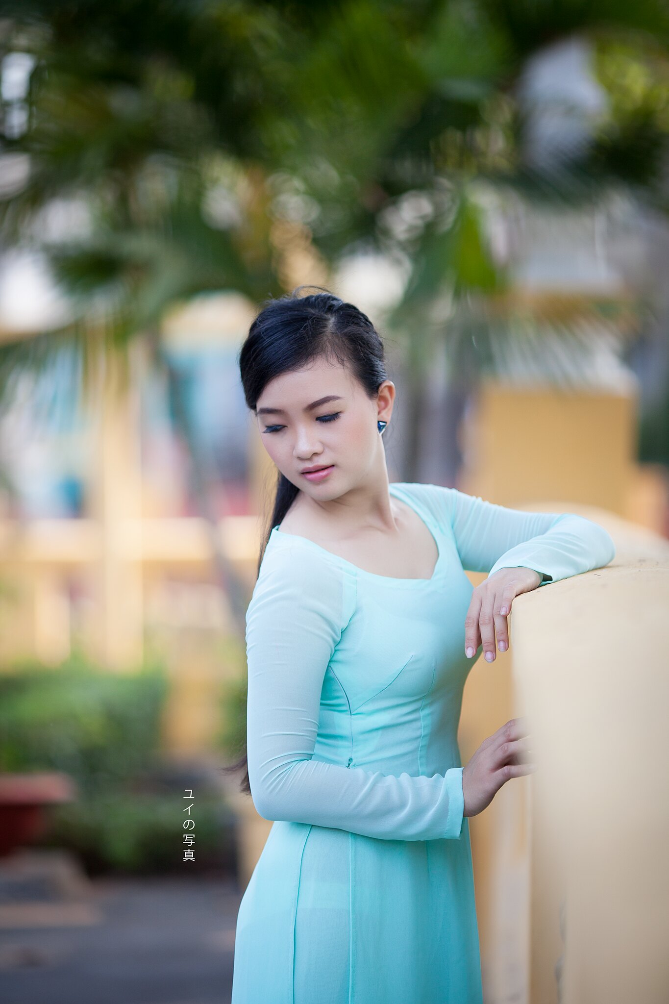Áo dài xanh rạng rỡ [FAPTSR]