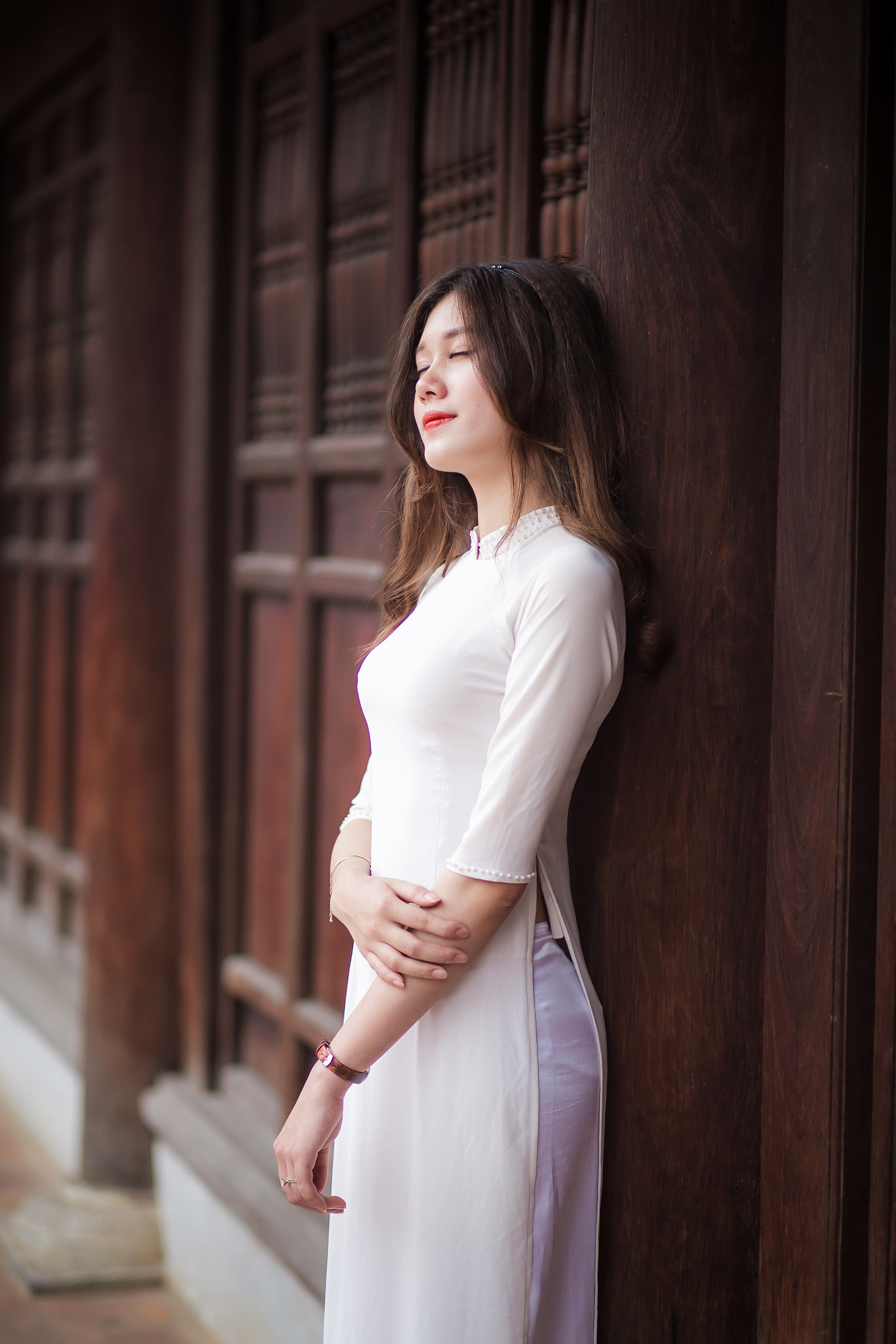 Dịu dàng áo dài trắng [ZXPK3N]