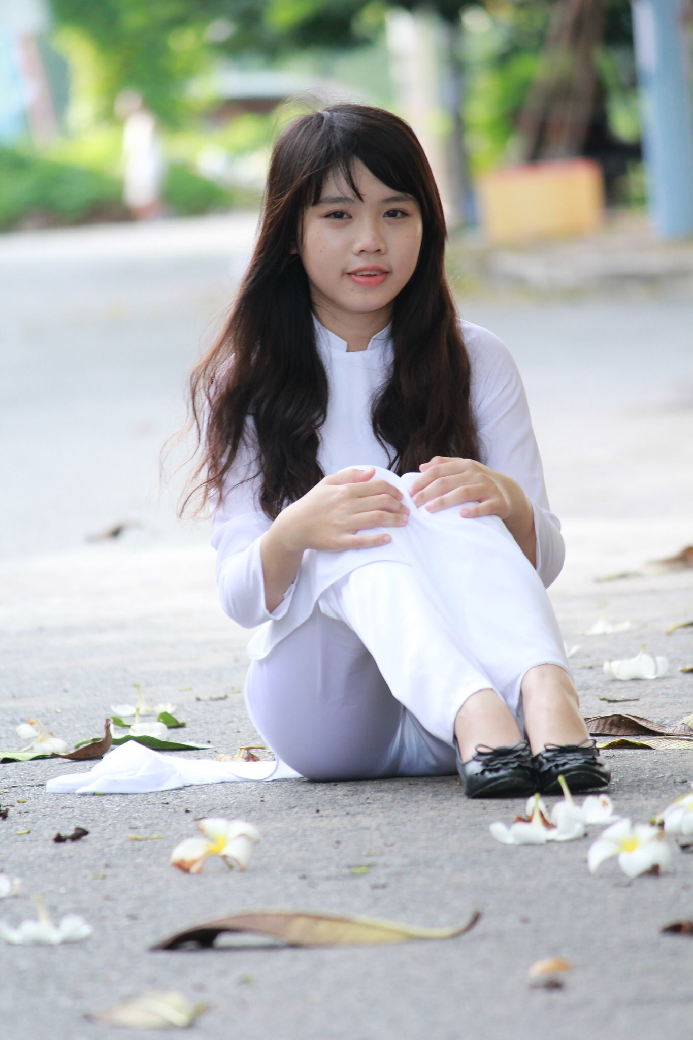 Nét Việt áo dài trắng nữ sinh [BS61IW]