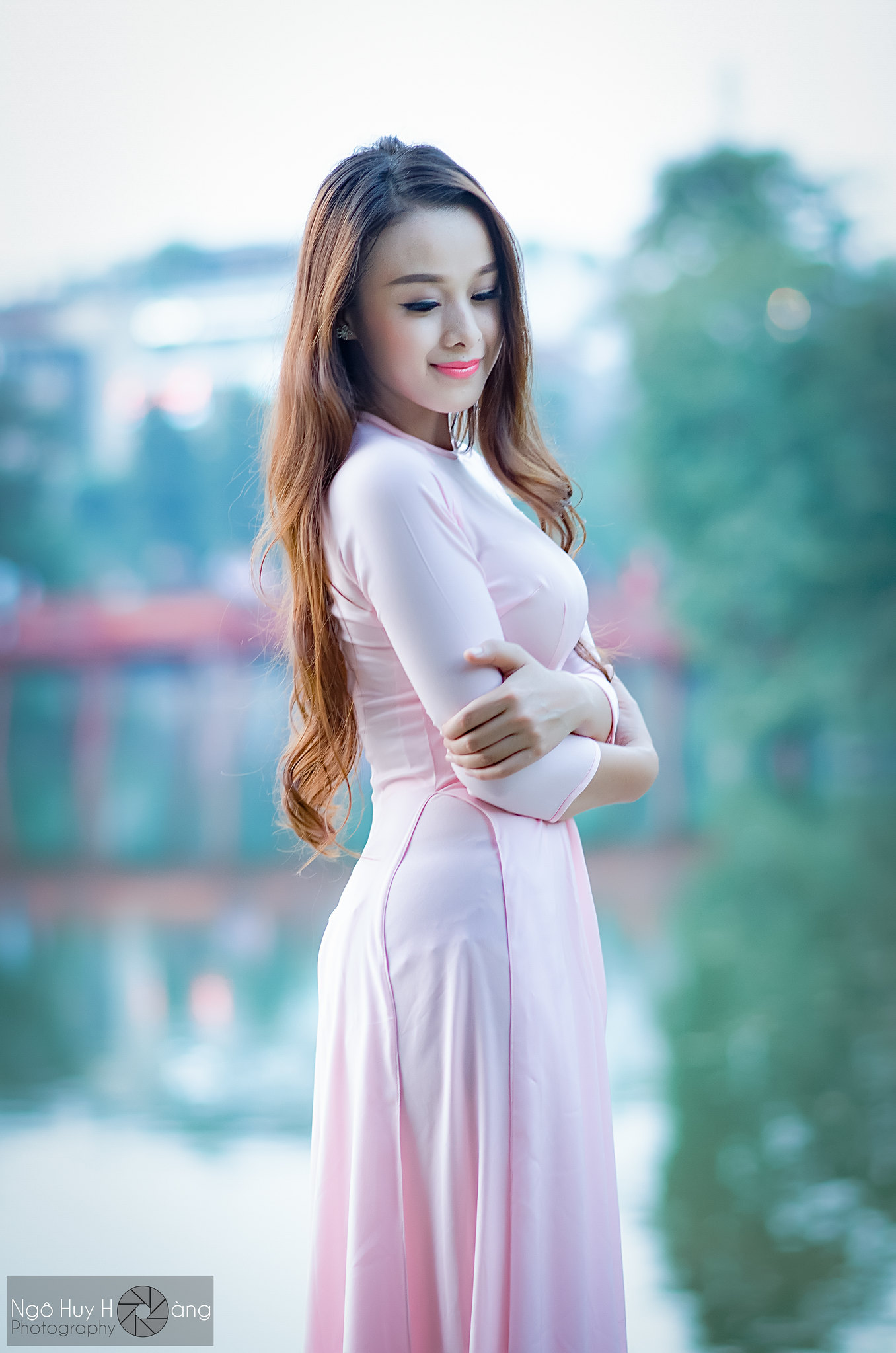 Áo dài trắng nhẹ nhàng [CEKC0N]