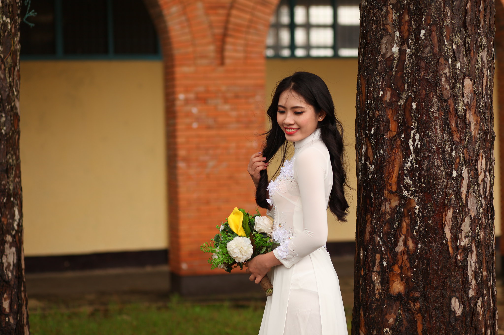 Áo dài trắng tinh khôi [UNTPLJ]