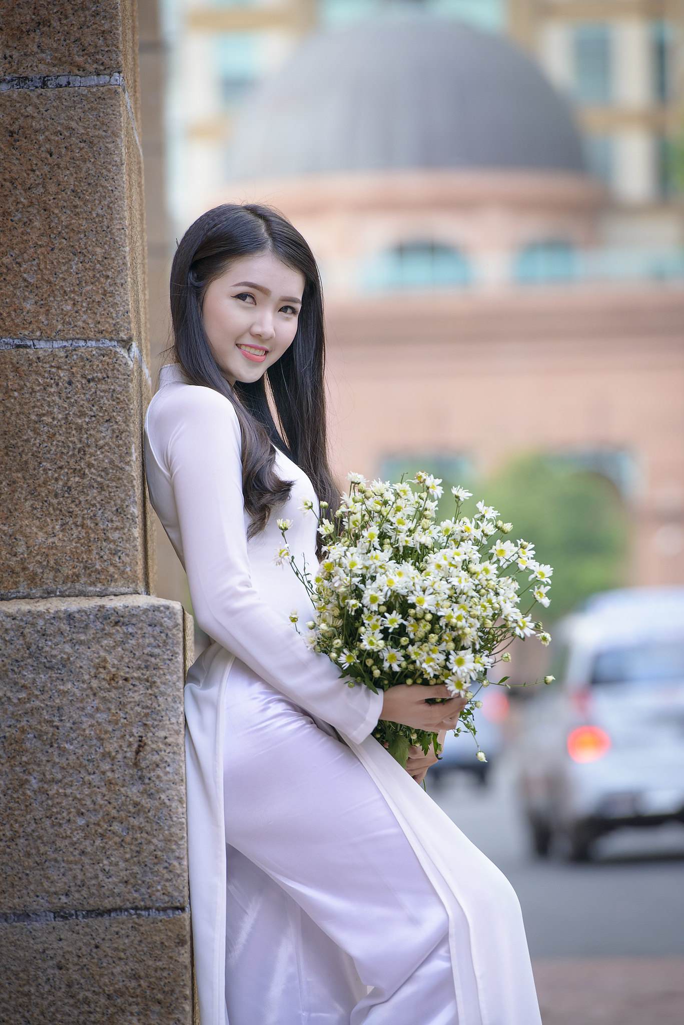 Áo dài trắng vẻ đẹp Việt Nam [L54PXF]