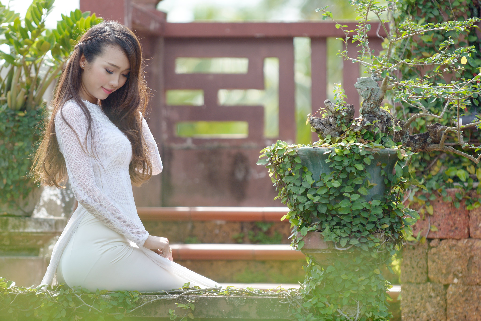 Truyền thống áo dài trắng áo dài trắng [3LMBIU]