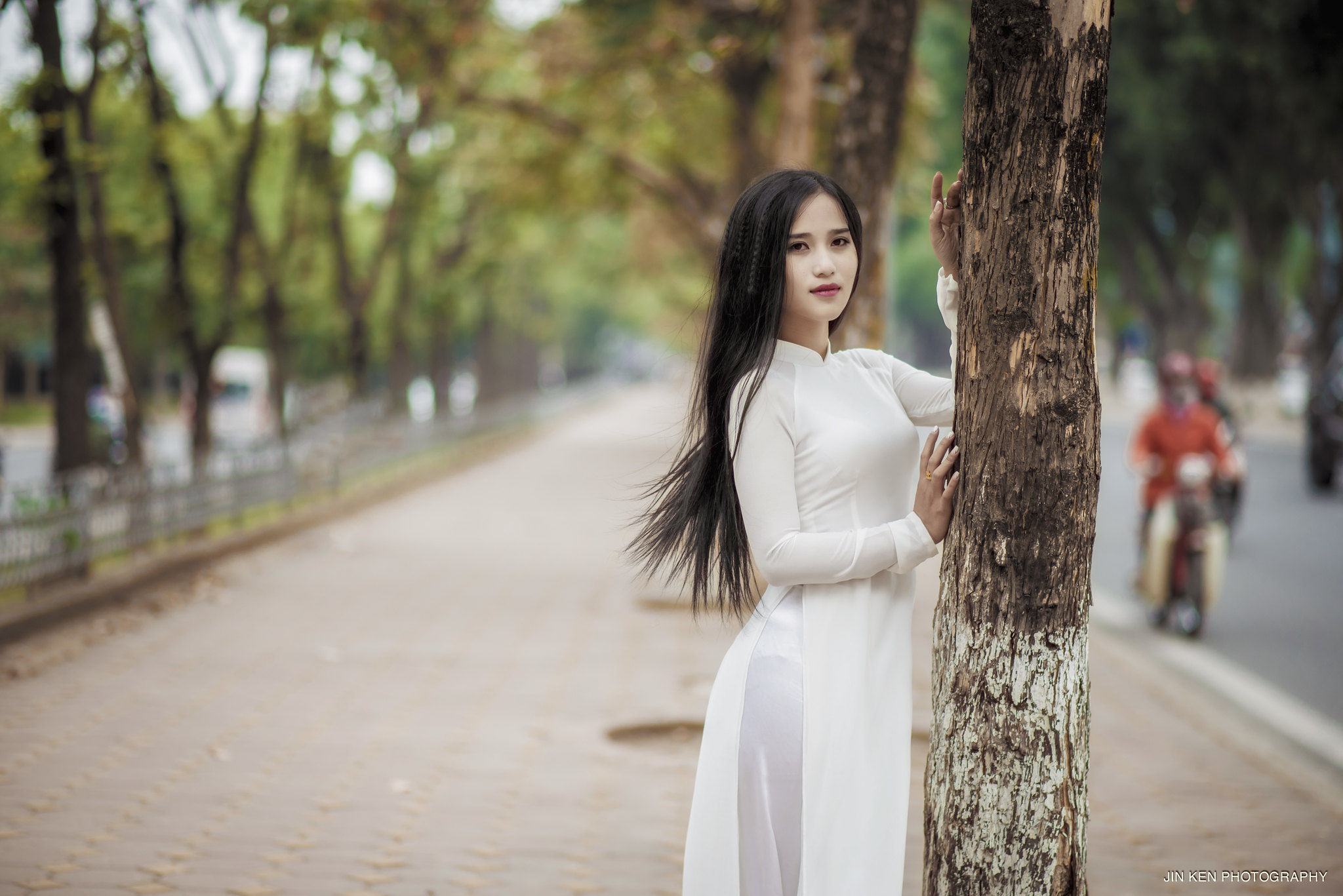 Nổi bật áo dài trắng [KA18A6]