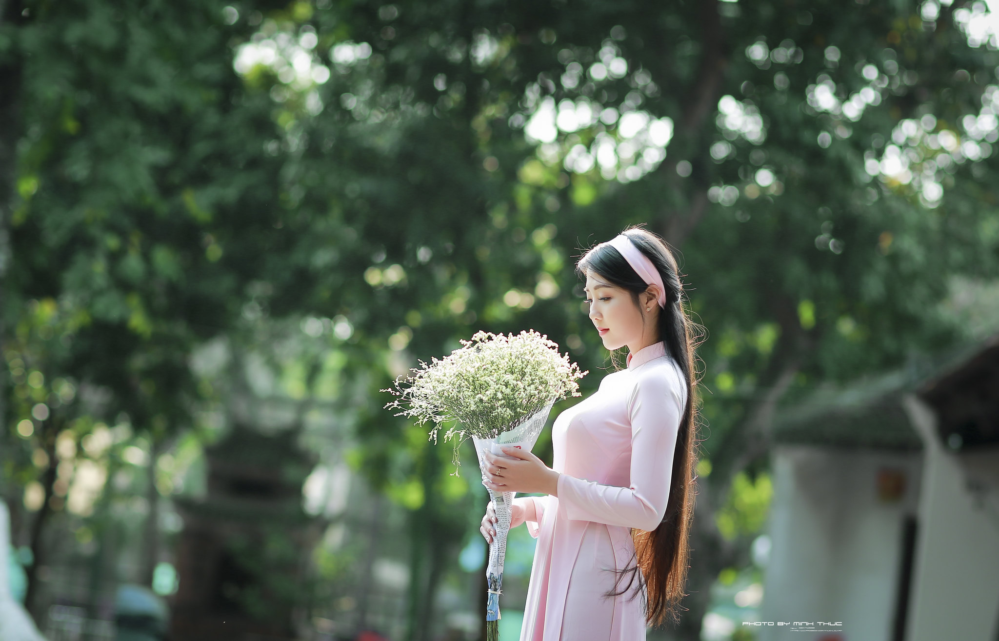 Nét Việt áo dài trắng áo dài trắng [HS9A4C]