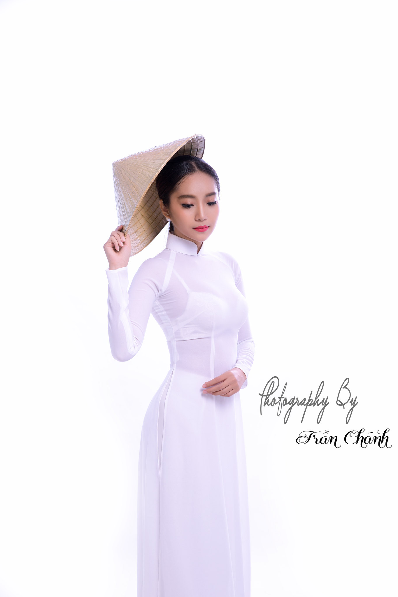 Kiêu sa áo dài trắng áo dài trắng [LIUYZ7]