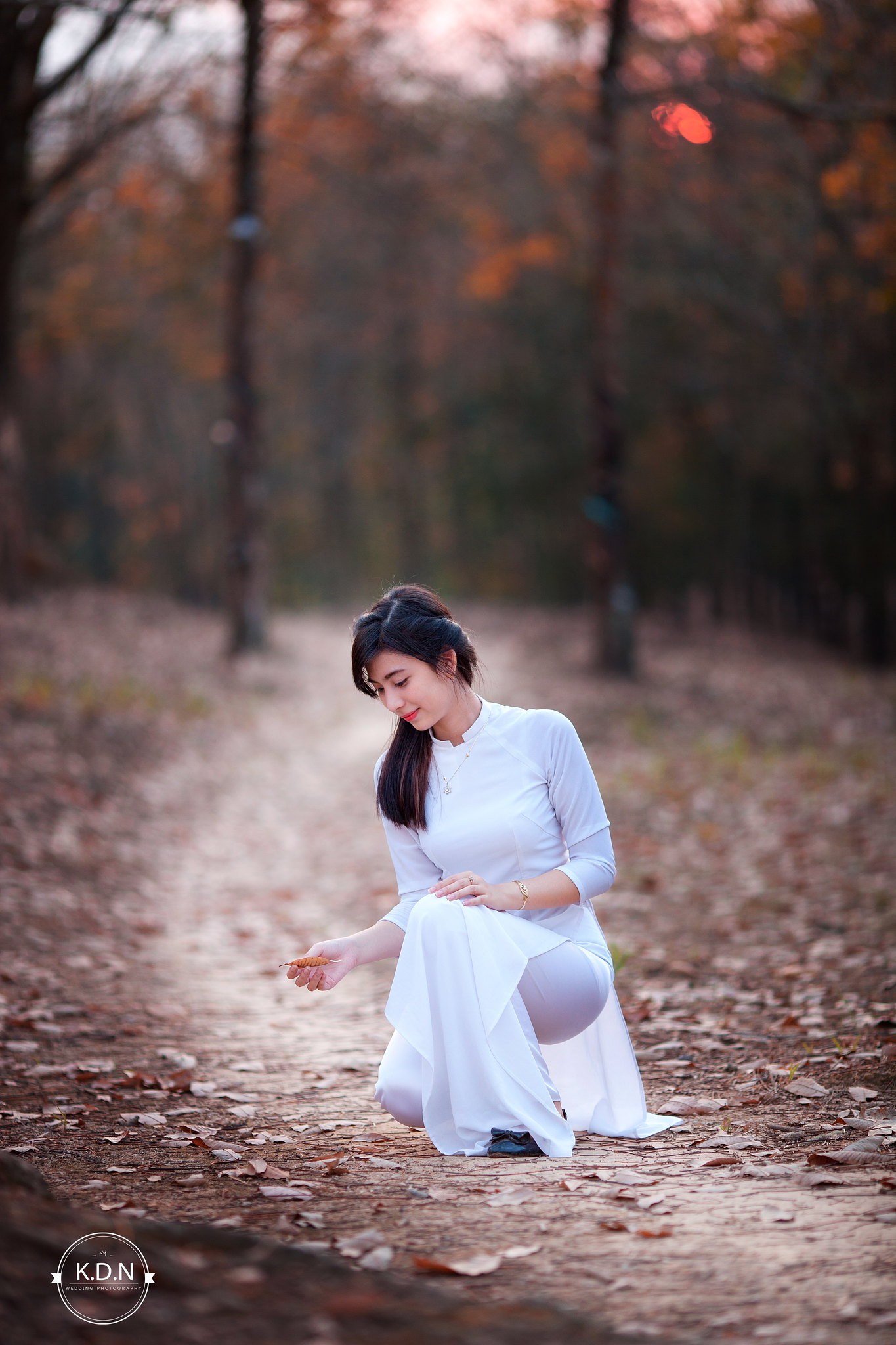 Áo dài trắng áo dài trắng quý phái [LXSA7C]