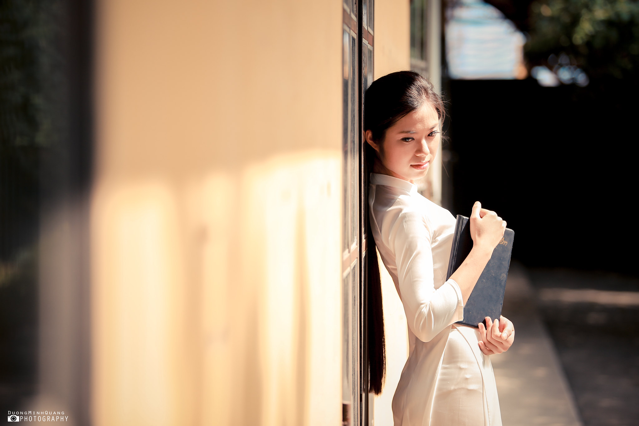 Thuần Việt áo dài trắng áo dài trắng [1ZORGY]