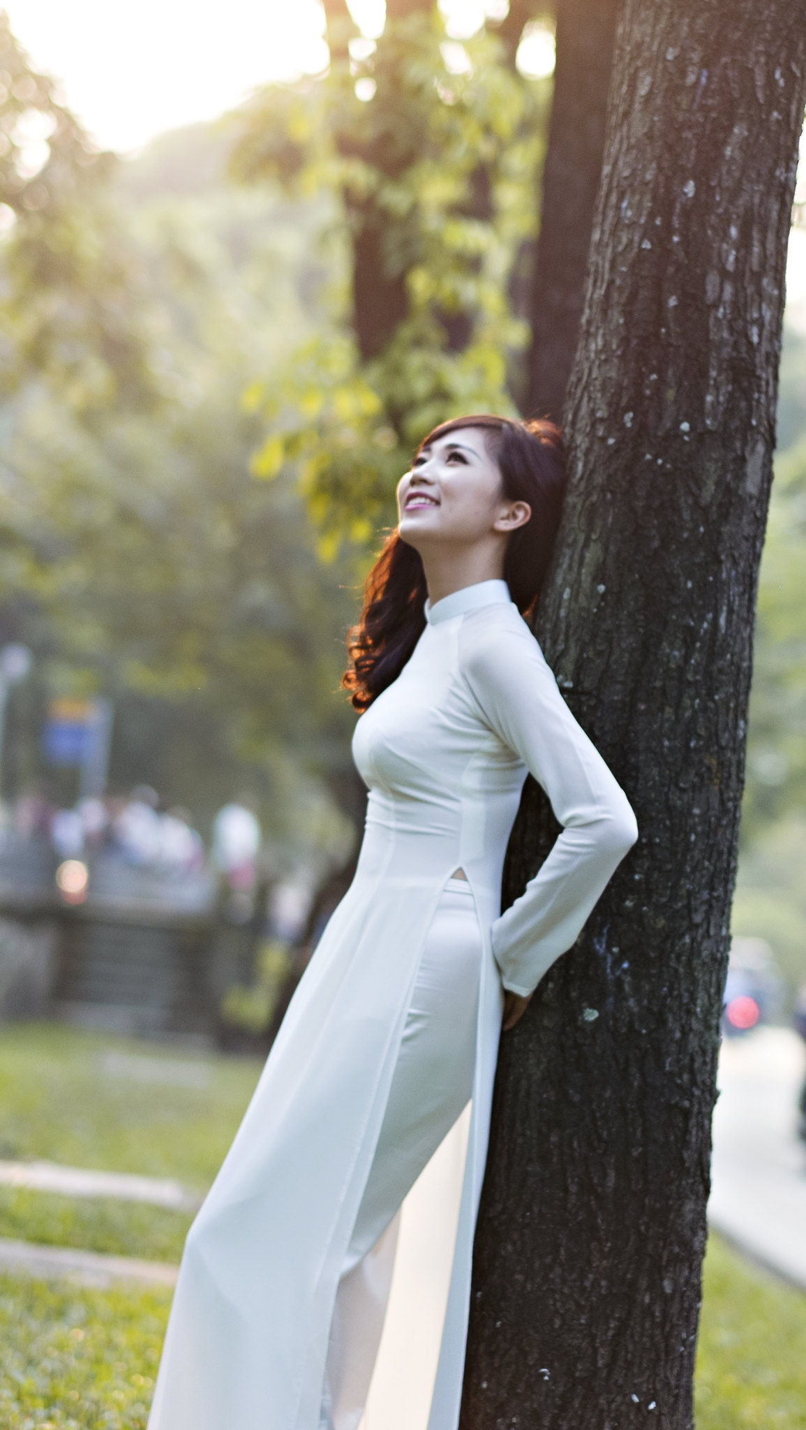 Thanh tao áo dài trắng [FGCR3H]