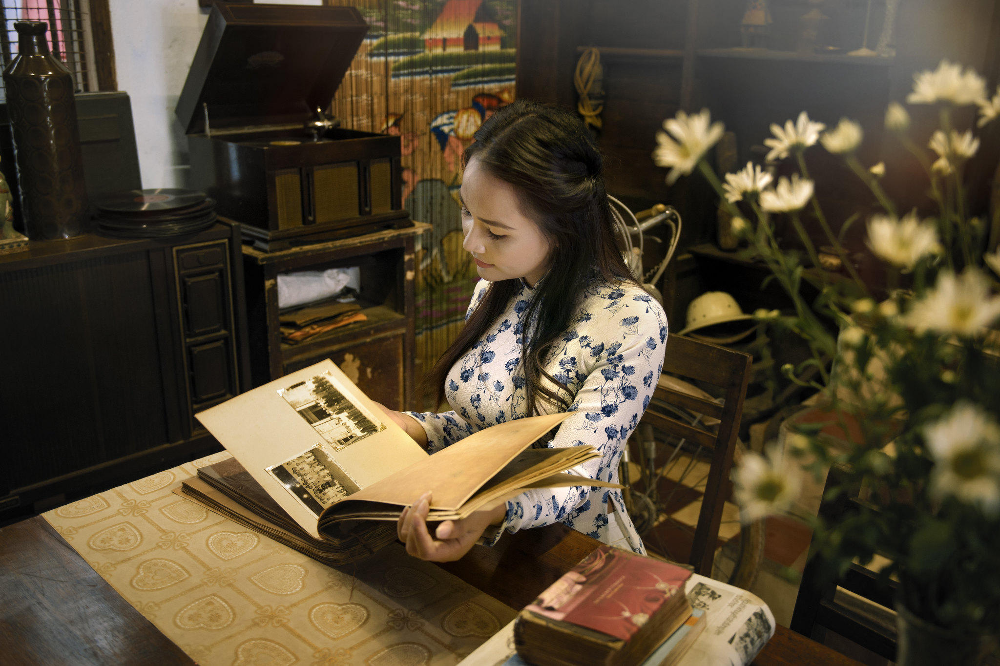 Album áo dài trắng duyên thầm áo dài trắng [VGQ1L2]