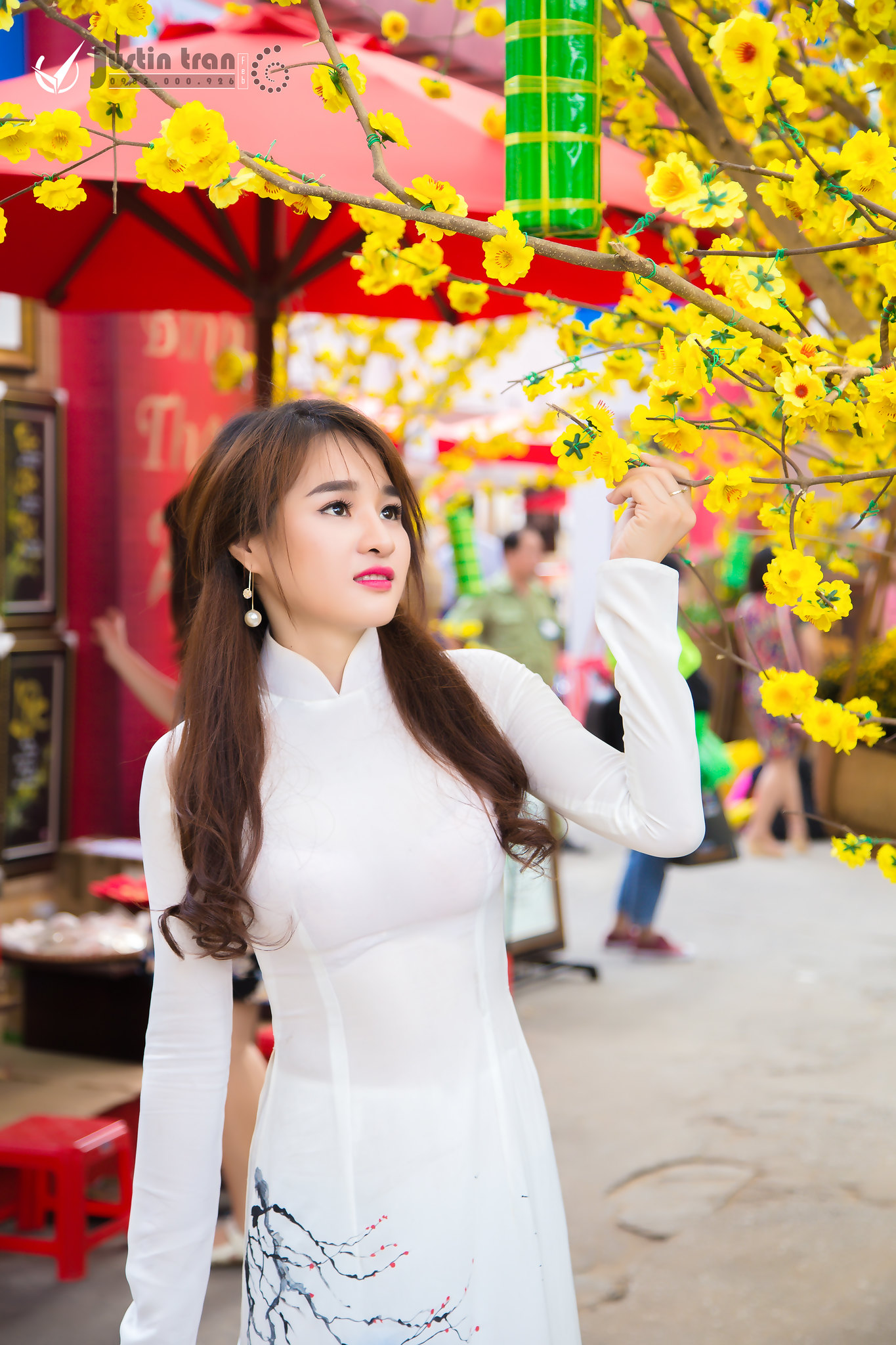 Ảnh áo dài trắng nổi bật áo dài trắng [ZNLQOI]
