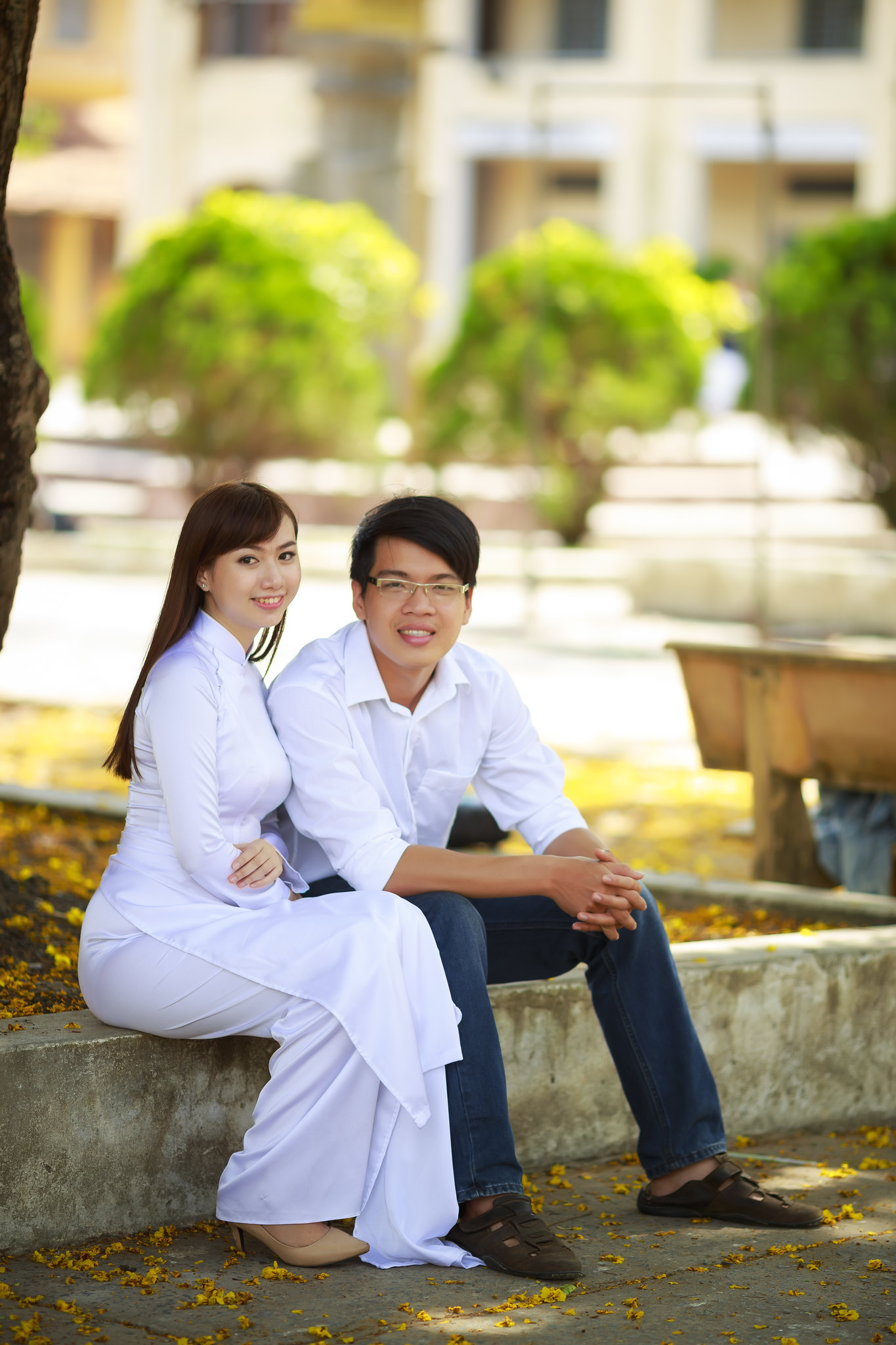 Mộc mạc áo dài trắng nữ sinh [AXCHZD]