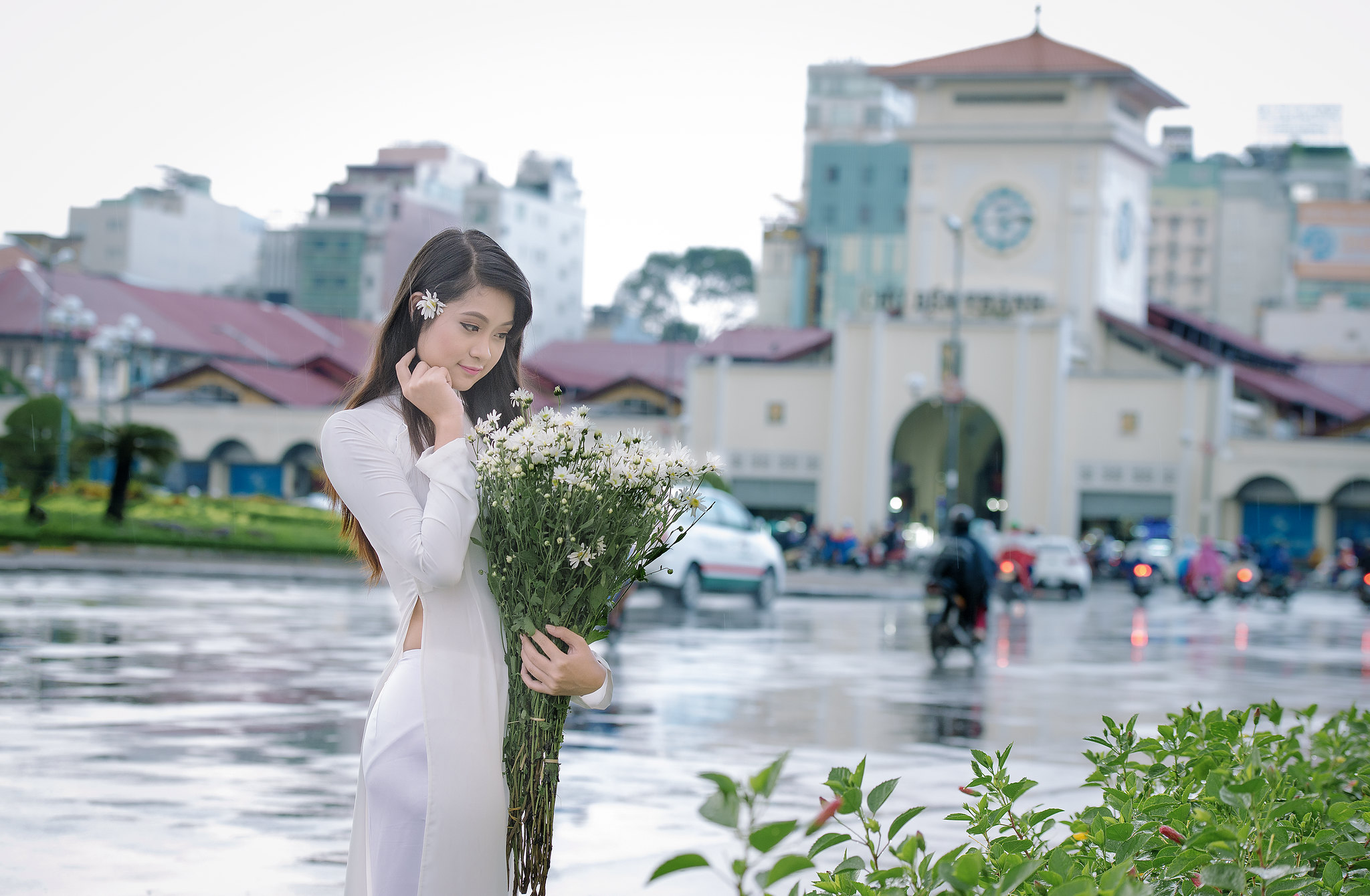 Áo dài trắng vẻ đẹp Việt Nam [DNXMEQ]