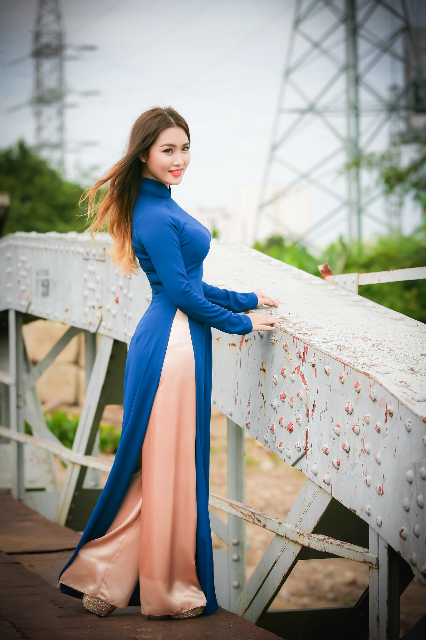 Bộ ảnh áo dài xanh yêu kiều áo dài xanh [PRXPYC]