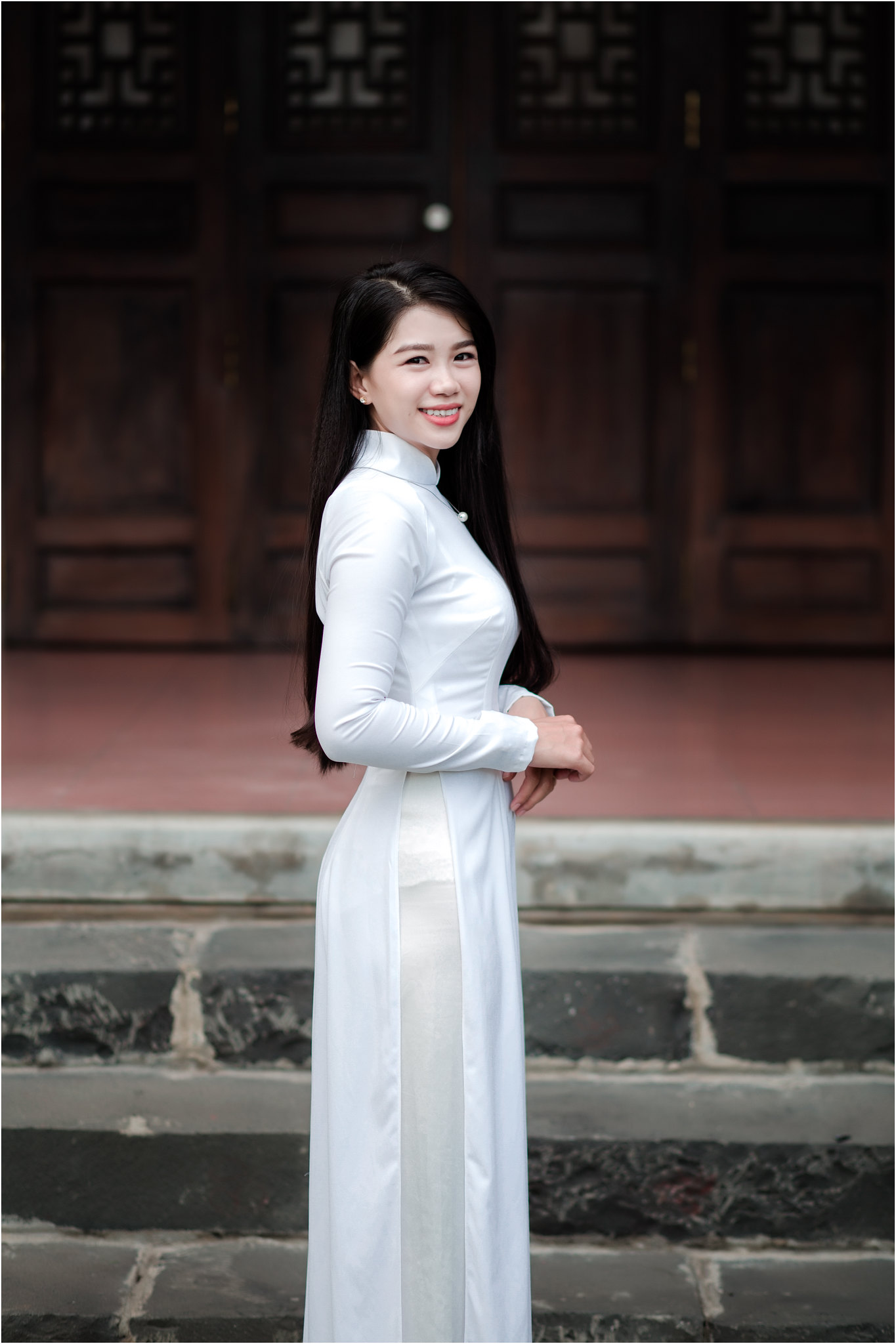 Áo dài trắng hút hồn [ENST7F]