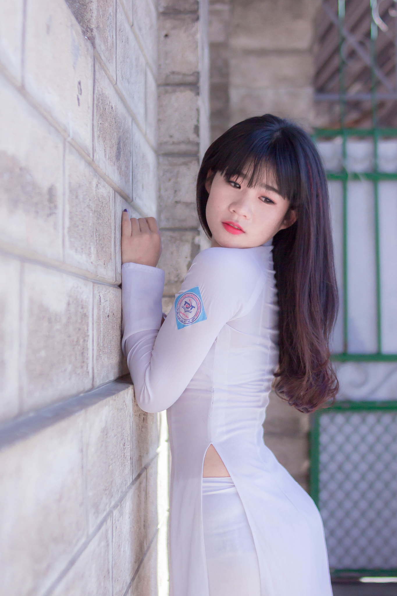 Gái xinh áo dài trắng hút hồn tinh khôi [RYBEXP]