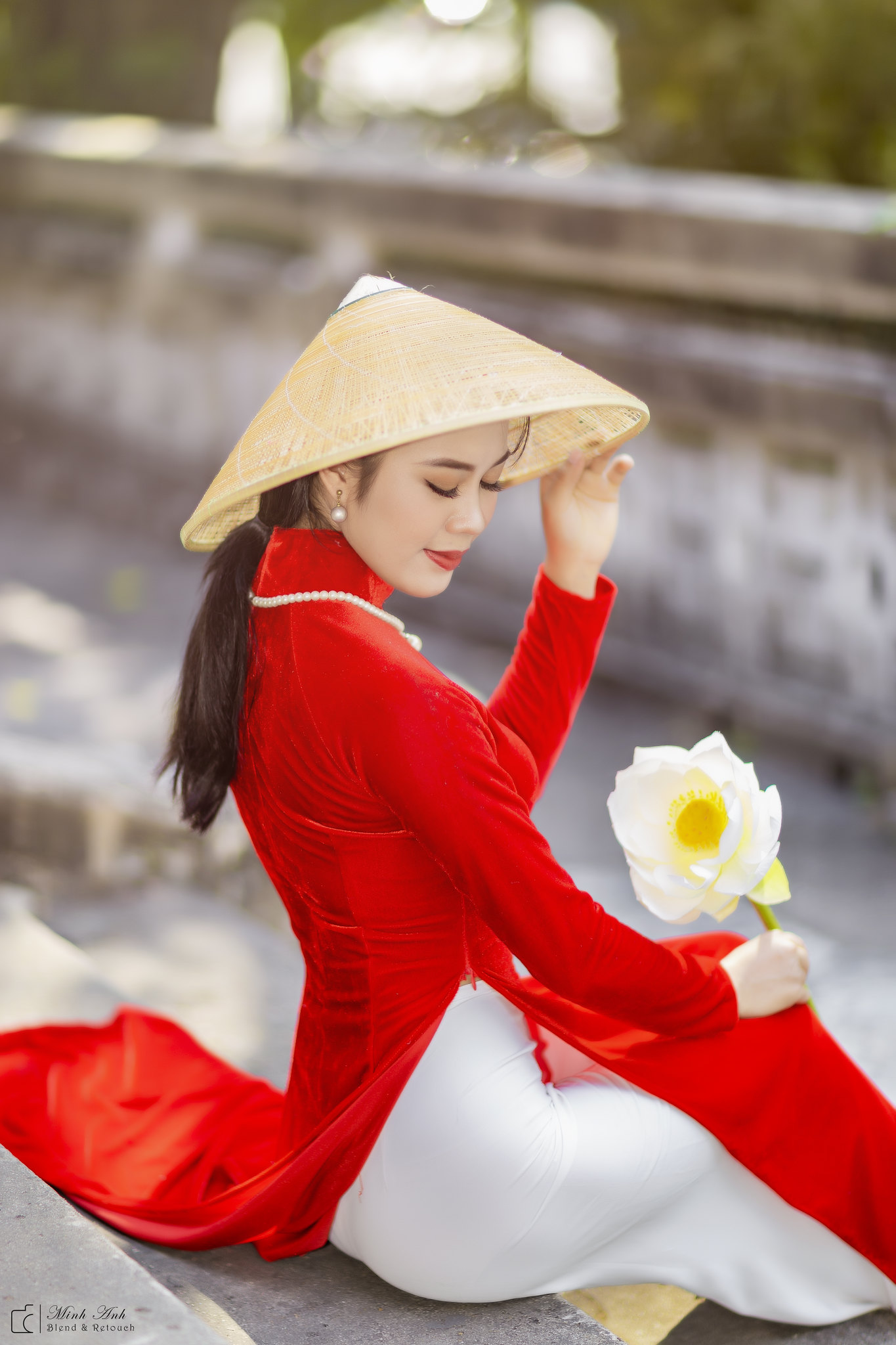 Áo dài đỏ gái xinh duyên thầm [GE4FOF]
