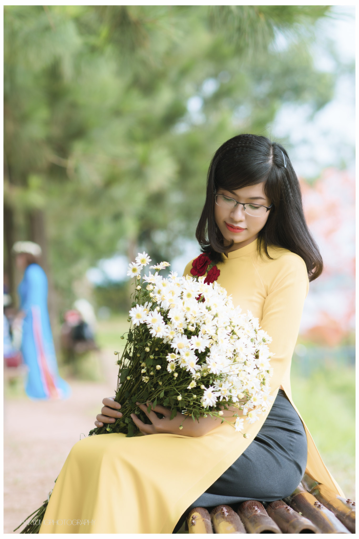 Bộ sưu tập áo dài vàng cổ điển áo dài vàng [RVFXYY]