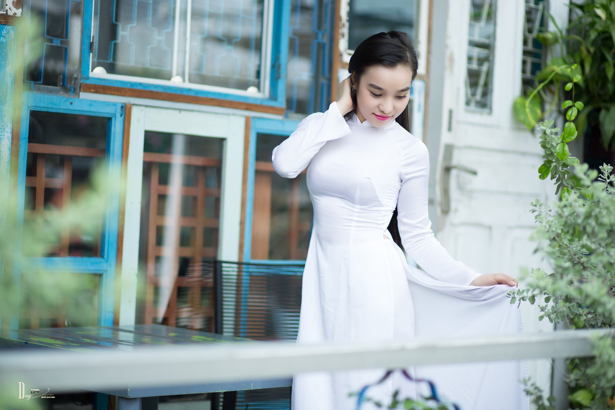 Áo dài trắng nuột nét Việt [CERYGV]
