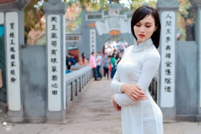 Áo dài trắng nét Việt [Y7PHIX]