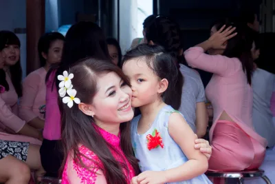 Tà áo dài áo dài trắng dịu dàng áo dài trắng [UZQ5NT]