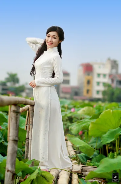 Áo dài trắng hoài cổ [LTJOZ3]