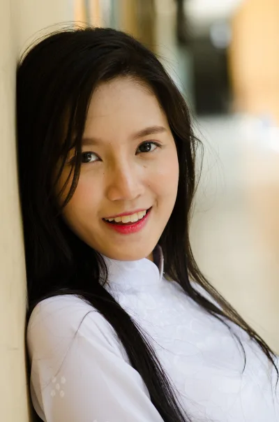 Vẻ đẹp Việt Nam áo dài trắng nữ sinh [OHY1XA]