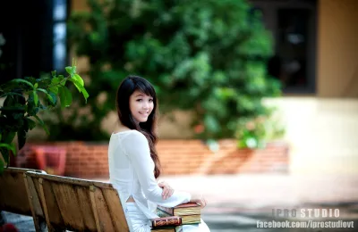Album áo dài trắng tuyển chọn ghế đá [BNA36J]