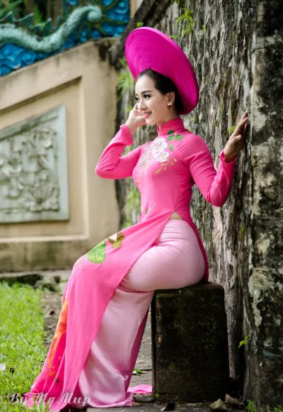 Áo dài hồng tuyển chọn [4HIYMZ]
