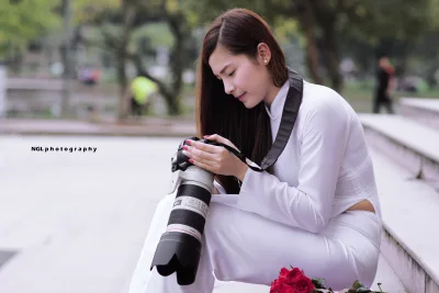 Kiêu sa áo dài trắng nữ sinh [0MVCNQ]