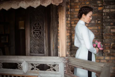 Áo dài trắng người đẹp tinh khôi [M99DOS]