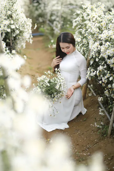Áo dài trắng duyên thầm hoa [N3U2C1]
