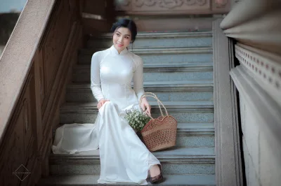 Áo dài trắng hút hồn tinh khôi [JBI3TT]